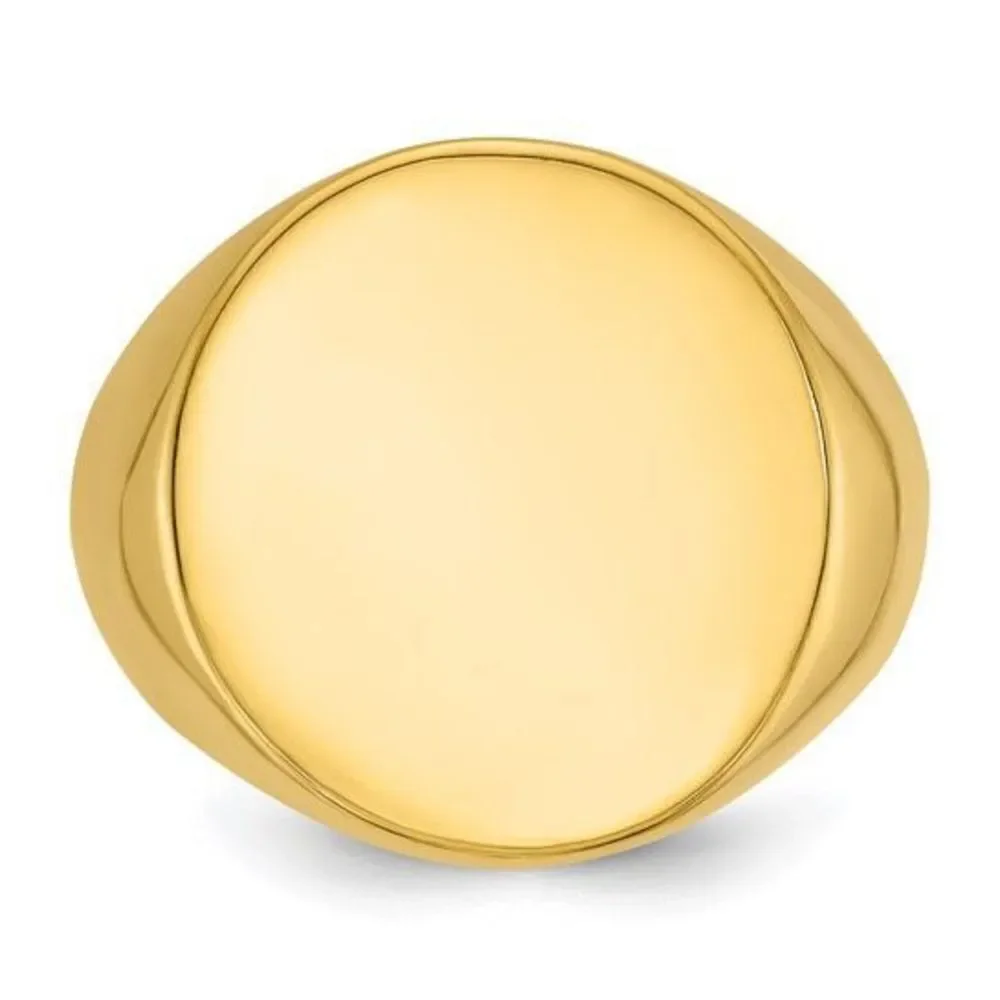 14k Gold Men’s Signet Ring